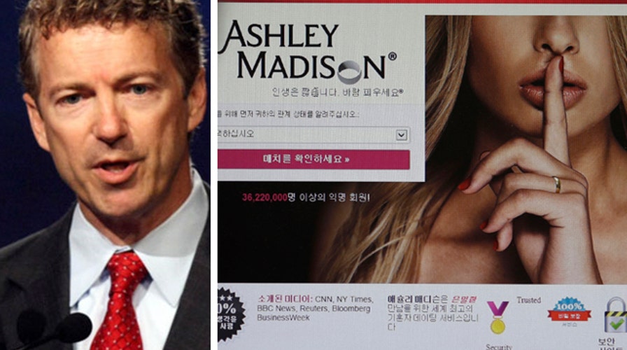 Rand Paul on Ashley Madison: Don't punish feds