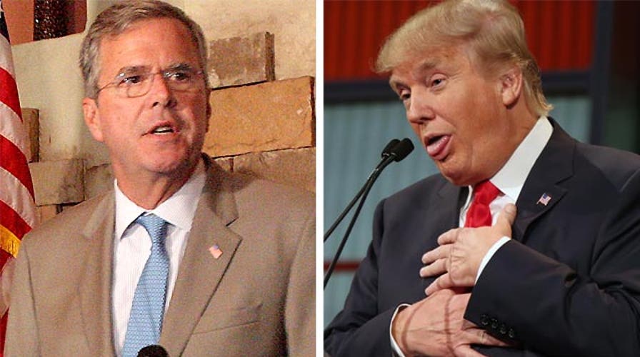 Bush touts leadership experience despite attacks from Trump