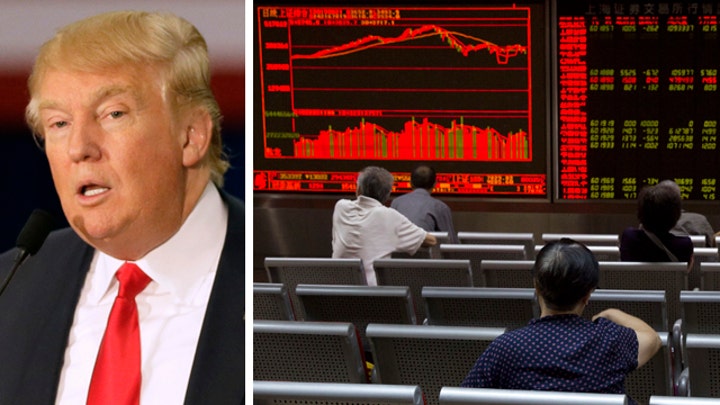 Donald Trump blames China for market mess