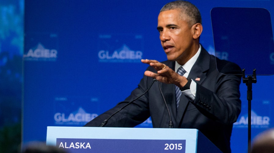 President Obama in Alaska to push climate change message