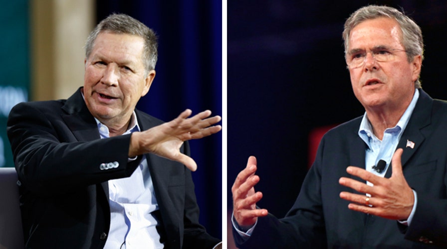 Bush faces tough challenge from Kasich in New Hampshire