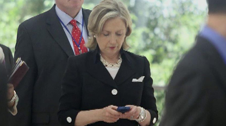 What are legal implications of Clinton's classified e-mails?
