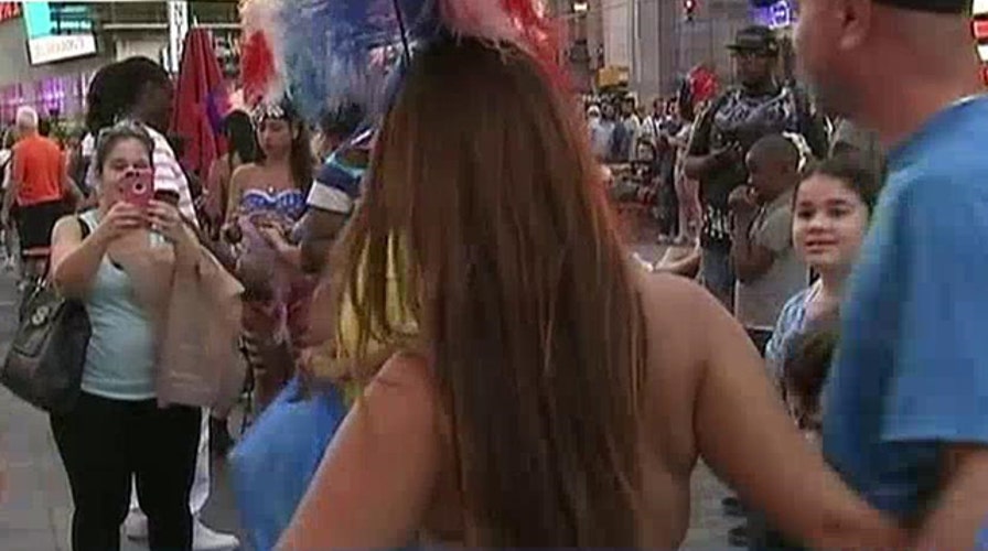 NYPD: Times Square painted ladies not breaking law