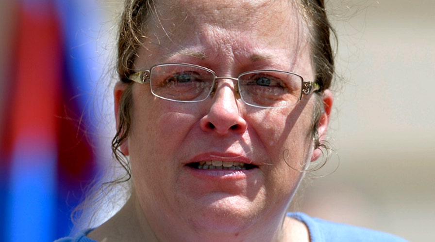 What happens when Kim Davis returns work?