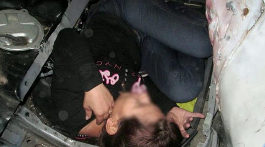 Illegal immigrant found hidden in car's gas tank