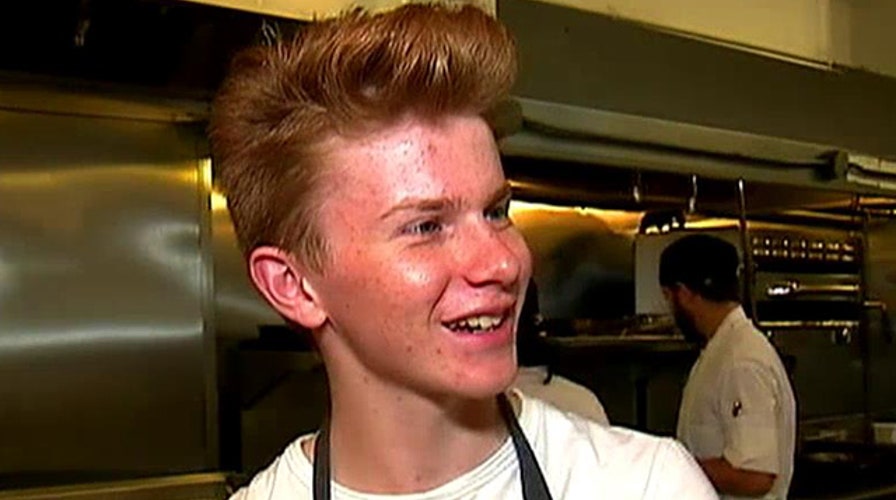 16-year-old opens up trendy New York City restaurant 