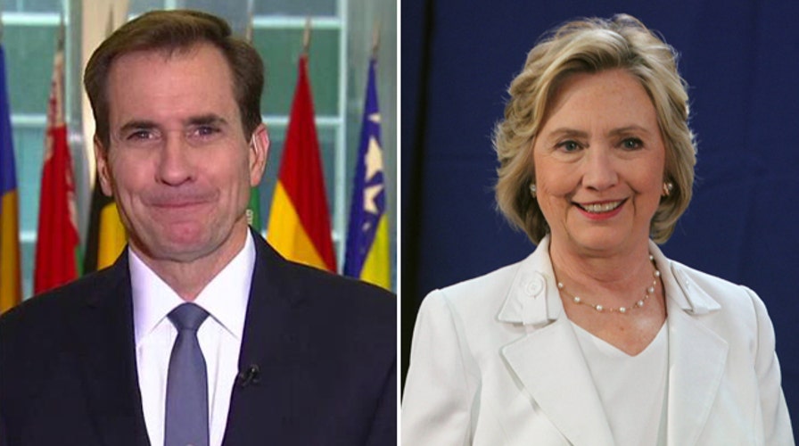 Rear Adm. John Kirby on Hillary Clinton's e-mails, Iran deal