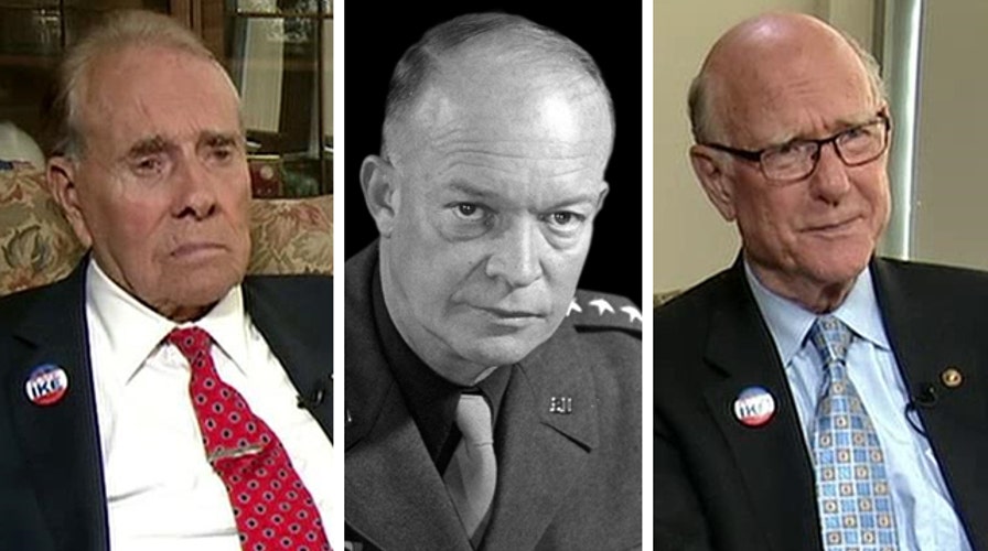 Bob Dole and Pat Roberts on quest for Eisenhower memorial