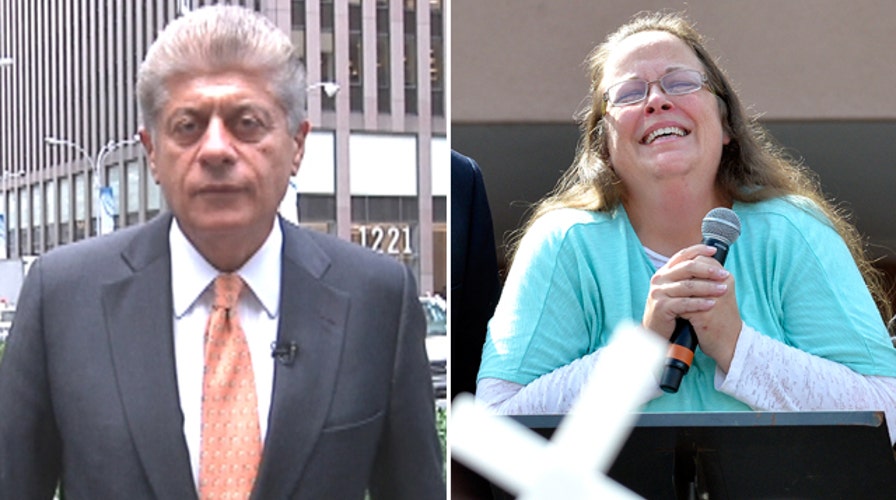 Napolitano on Kim Davis, religious belief and rule of law