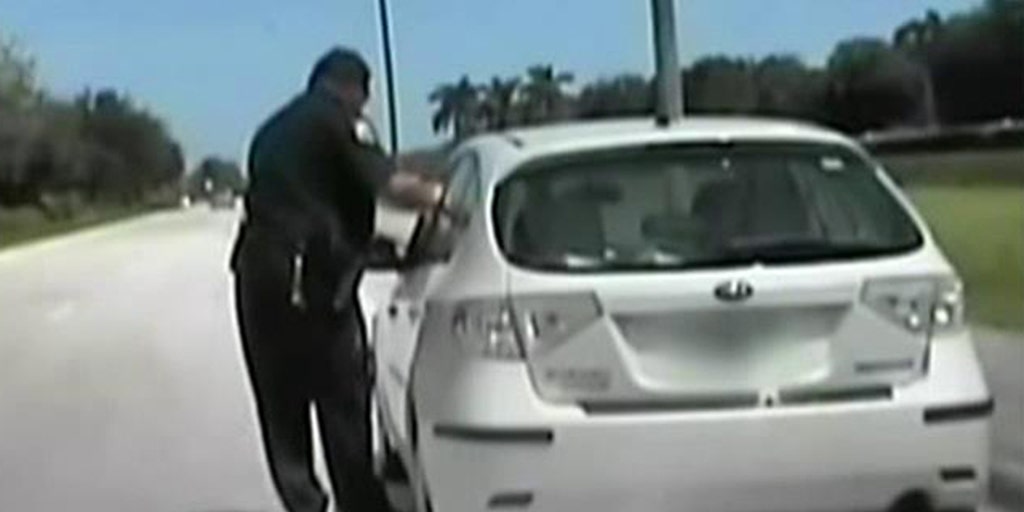 police stop driverless car