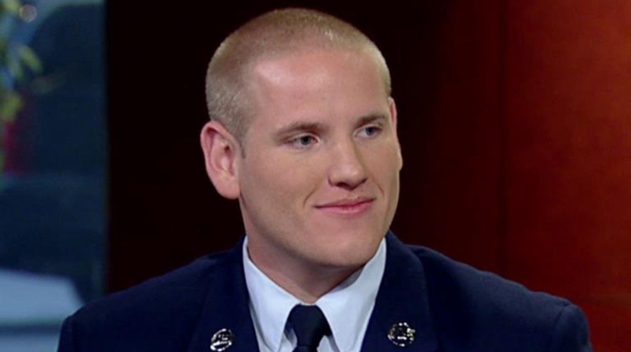 Spencer Stone recalls tackling train gunman