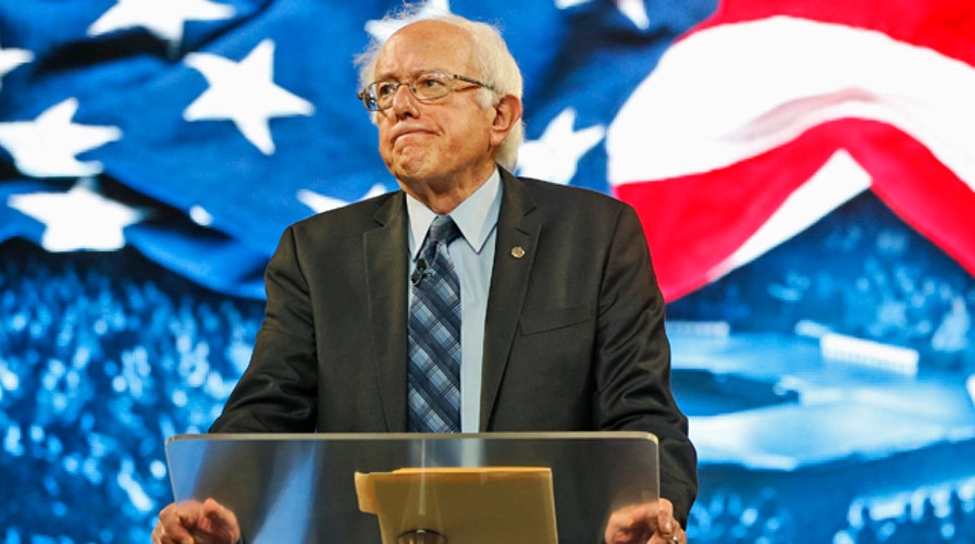 Bernie Sanders speaks at Liberty University