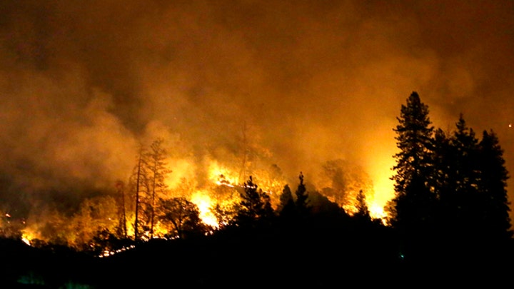 Wildfires rage through Northern California