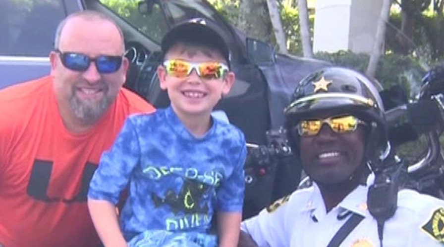 Little boy pays for Florida cop's breakfast
