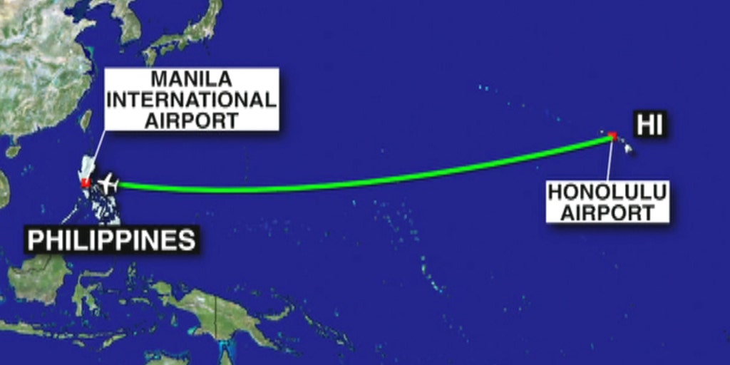 Philippines To Hawaii Map Turbulence On Hawaii-Philippines Flight Injures 15 | Fox News