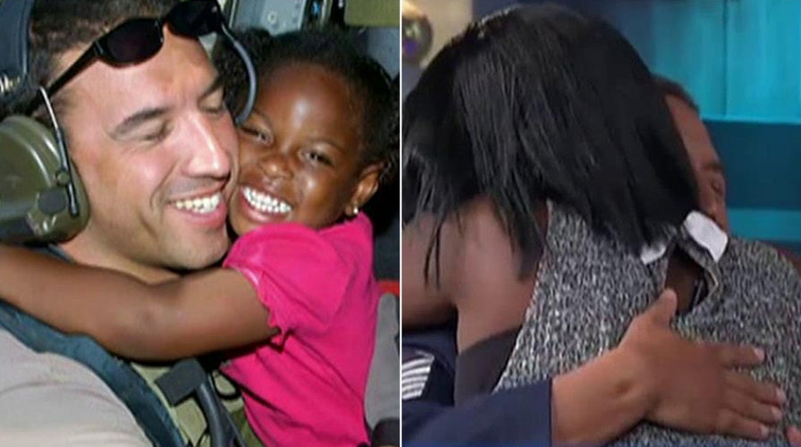 Airman reunites with his 'Katrina girl'