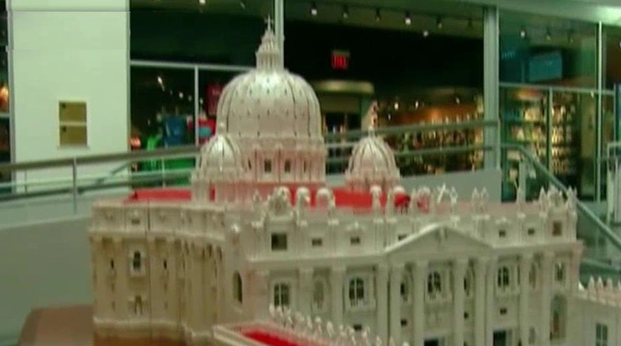 Priest builds massive Lego model of the Vatican