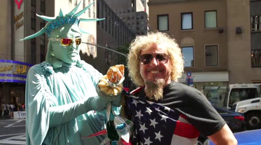 Sammy Hagar hits the streets