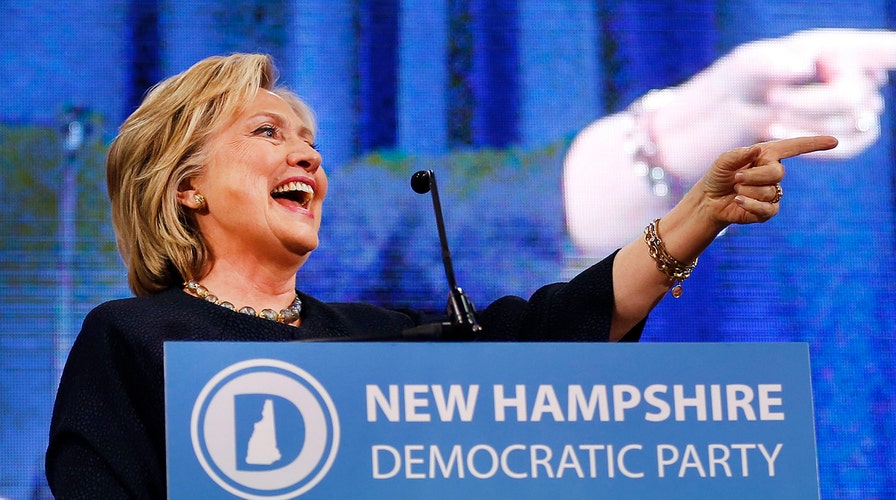 Clinton 'putting on a happy face' about email scandal?