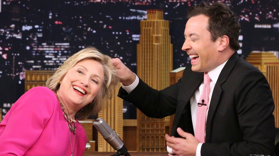 Hillary's late-night shtick