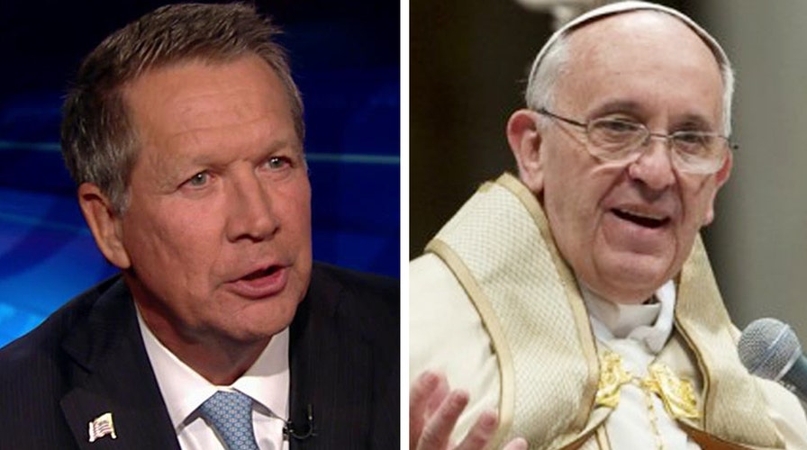 Kasich on pope's message, Clinton's opposition to Keystone