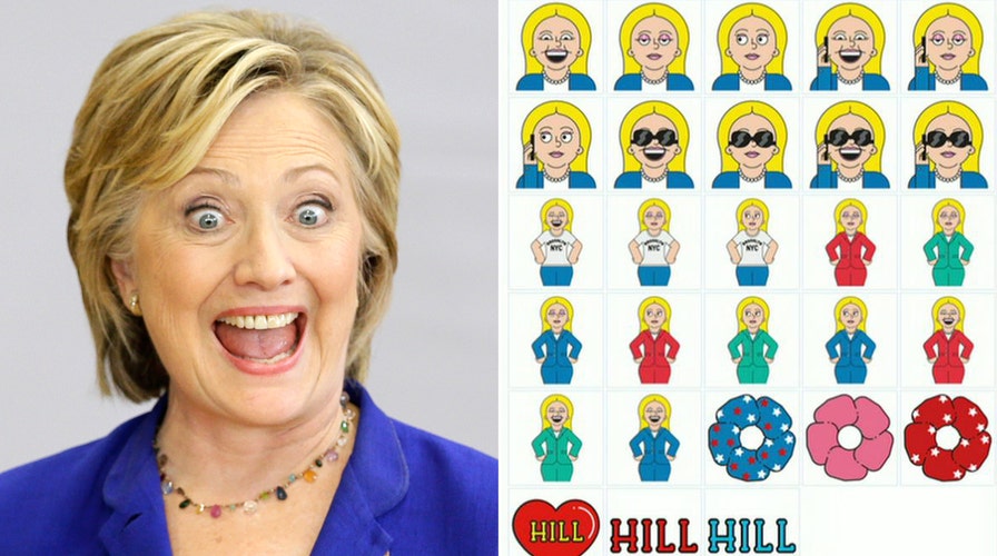 App company launches Hillary Clinton-themed emoji package