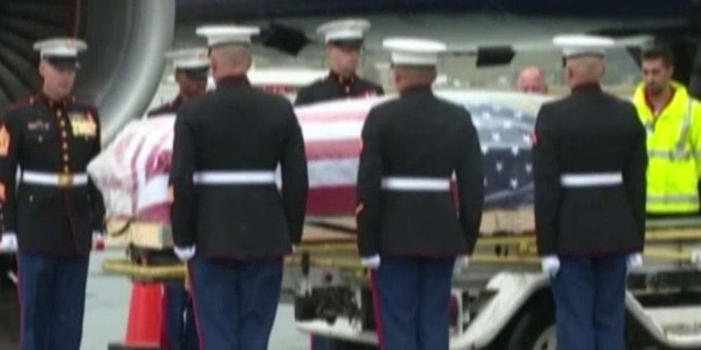 Remains of serviceman killed in World War II return home | Fox News Video