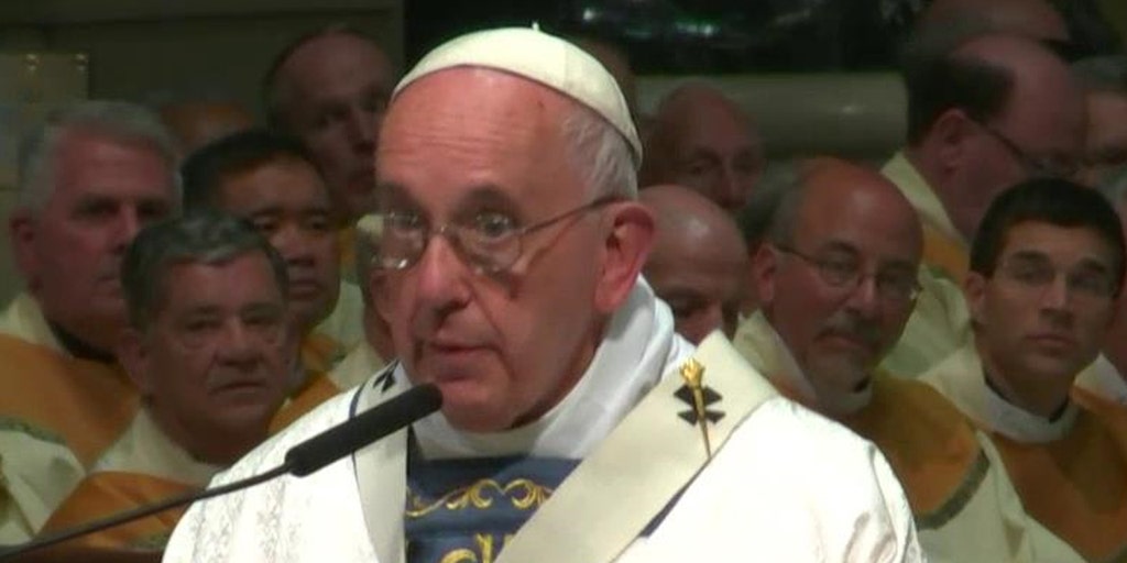 Pope Francis Celebrates Mass At Philadelphia Basilica Fox News Video