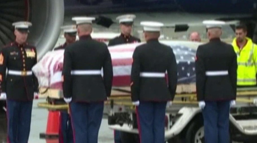 Remains of serviceman killed in World War II return home