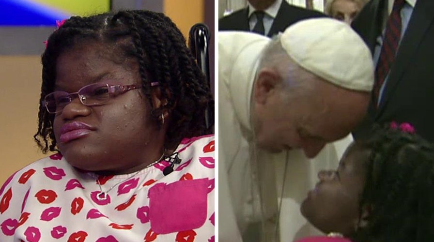 Meet the girl in a wheelchair who was blessed by the Pope