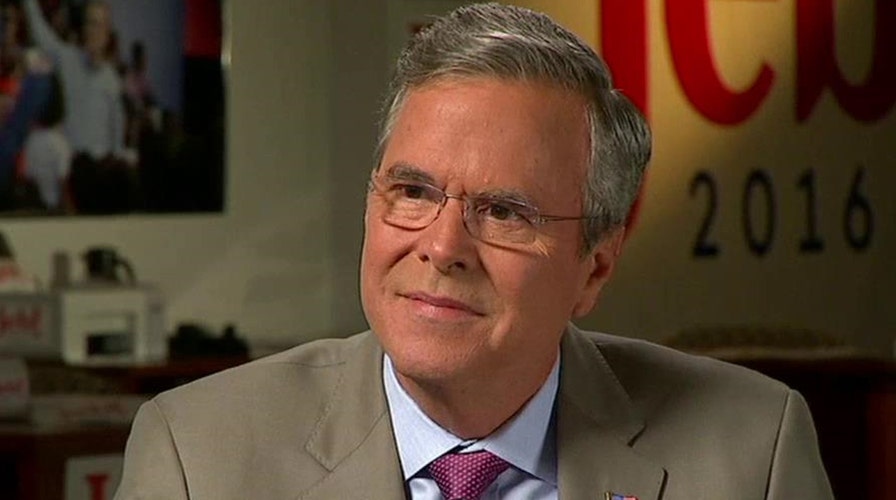 Jeb Bush on challenge of overcoming political outsiders