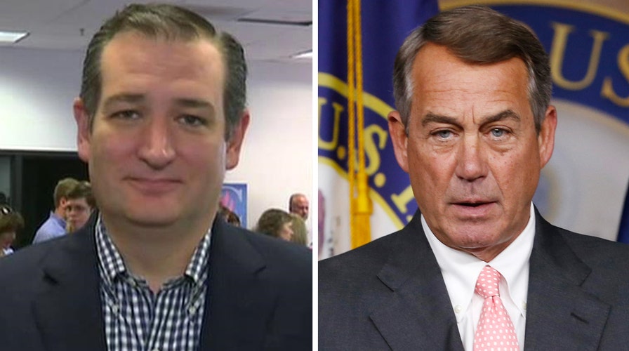 Ted Cruz: Criticisms of Boehner not personal  