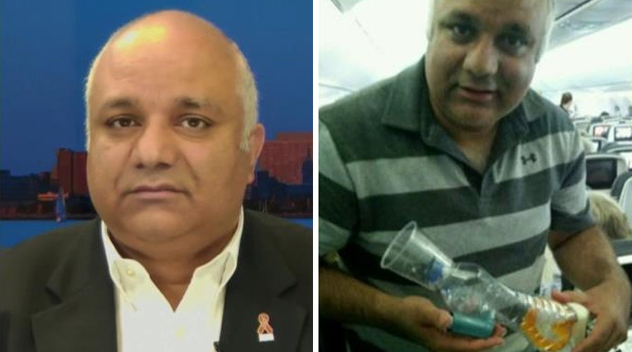 Doctor on flight uses on-hand items to help asthmatic child