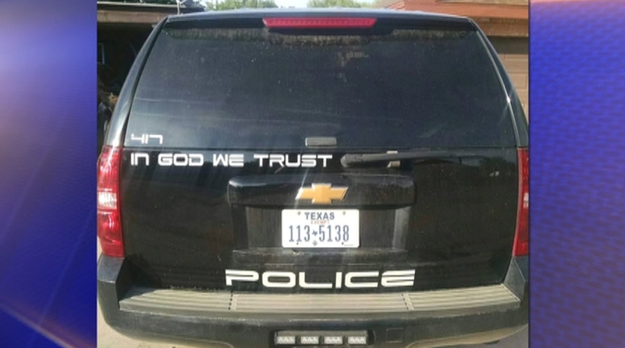 Texas chief tells nontheistic group to 'go fly a kite'