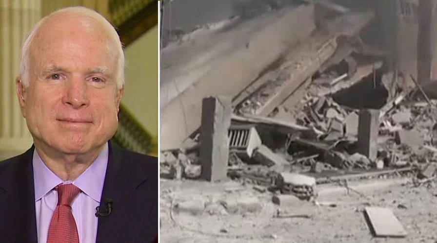 Sen. John McCain calls Russian airstrikes 'disgraceful'