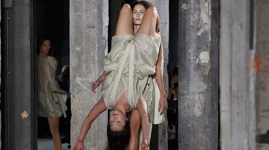 Models wear models as clothes