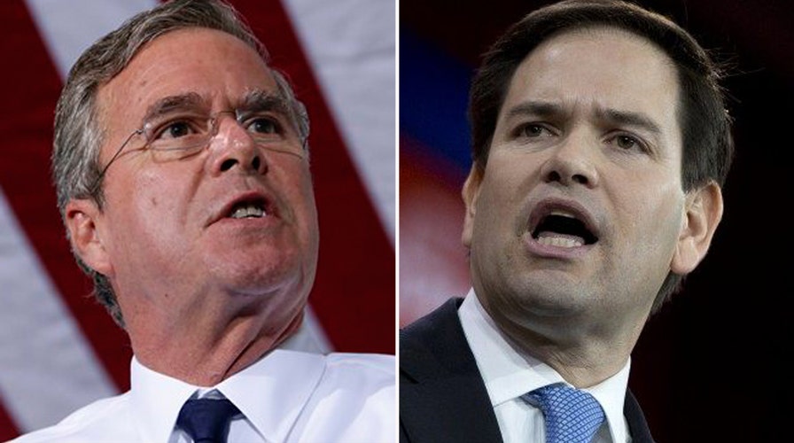 Tension heats up between Jeb Bush, Marco Rubio