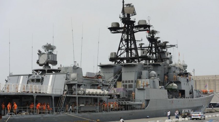 Russia fires missiles into Syria from warship 