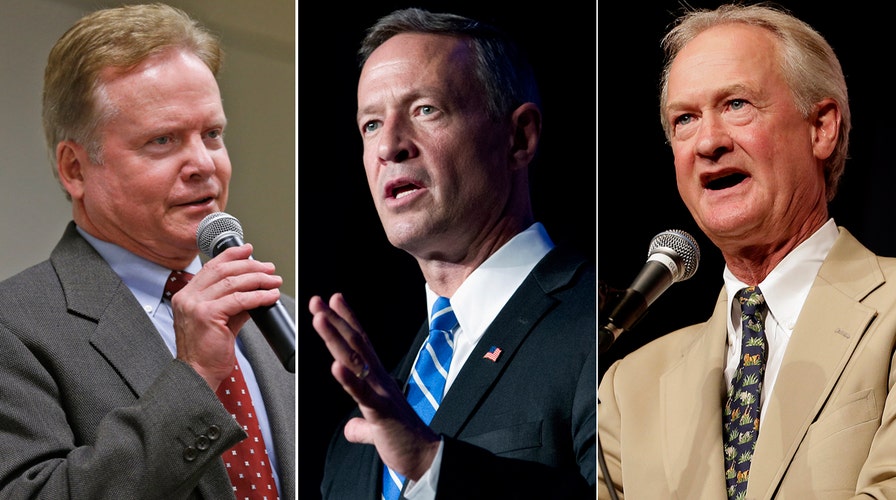 O'Malley, Chafee, Webb strategize before Democratic debate