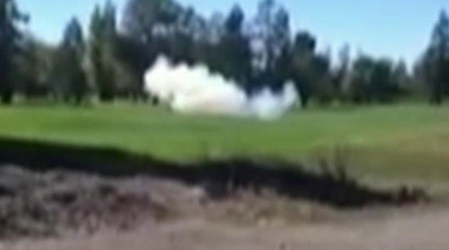 Homemade bombs discovered on California golf course