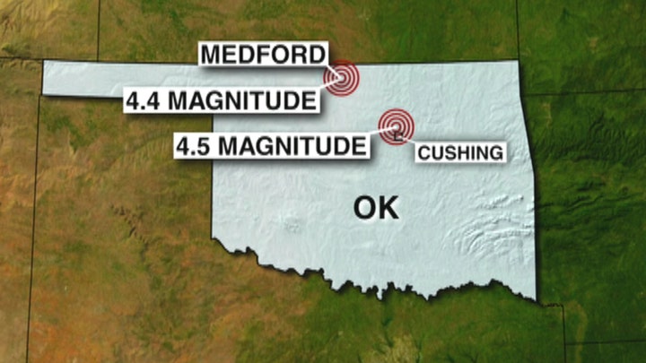 Earthquakes rattle Oklahoma, trigger aftershocks