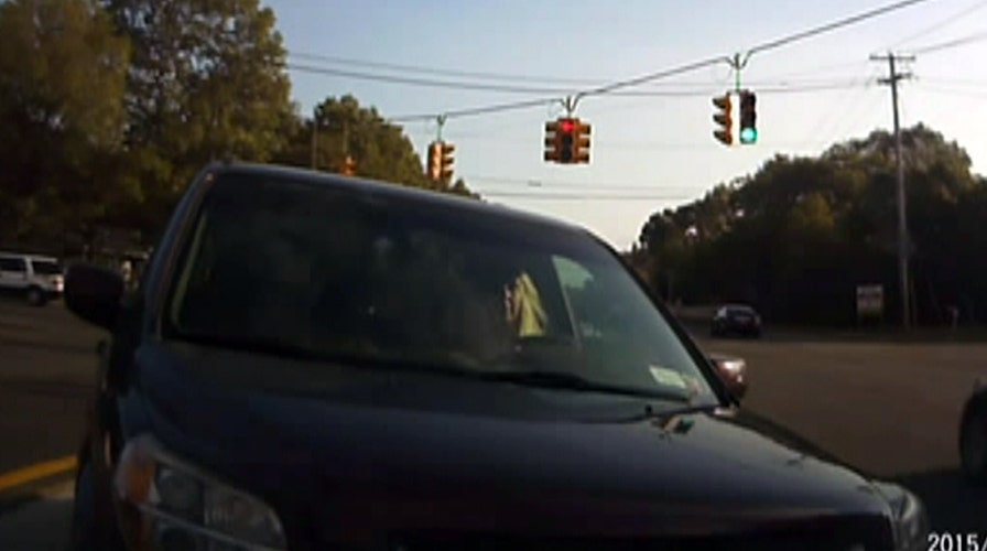 DWI suspect caught on camera hitting family's vehicle twice