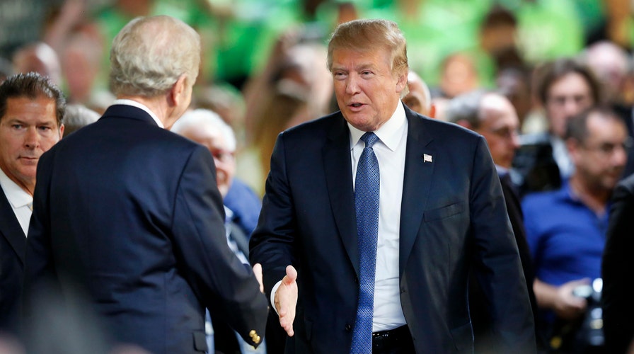 Eight presidential candidates attend 'No Labels' convention