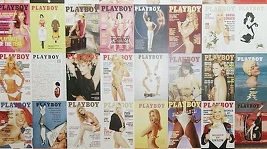 Playboy covers up