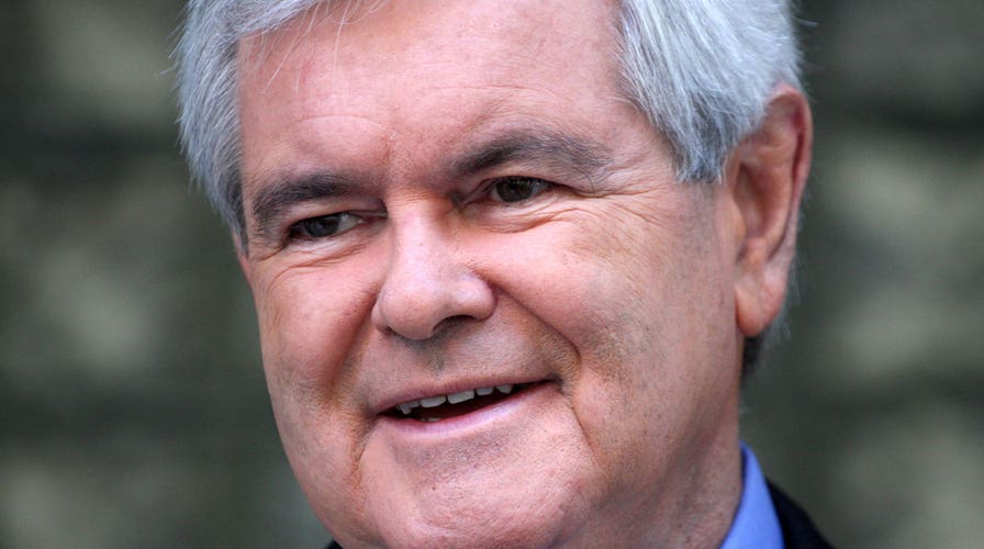 Alan Colmes and Newt Gingrich