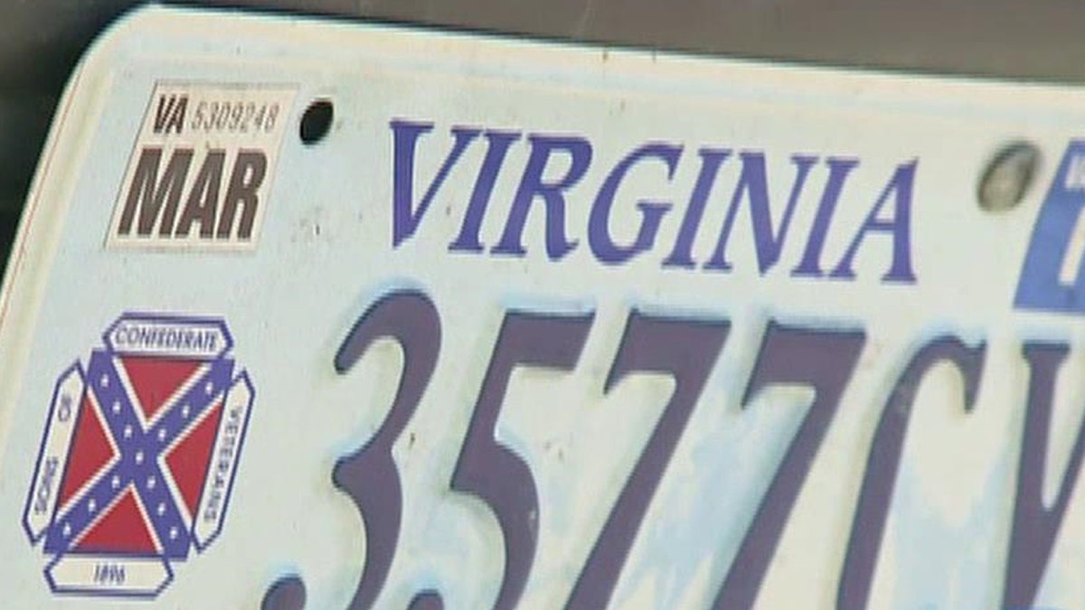 Federal judge allows Virginia to stop issuing Confederate license plates