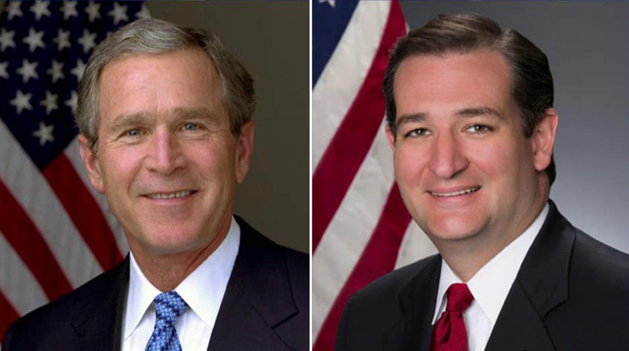 Why may there be bad blood between George W. Bush, Ted Cruz?