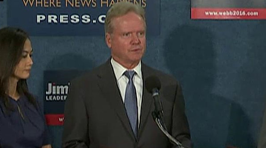 Jim Webb drops out of Democratic race for the White House