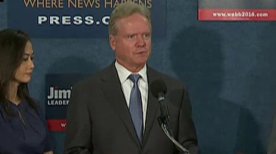 Jim Webb drops out of Democratic race for the White House