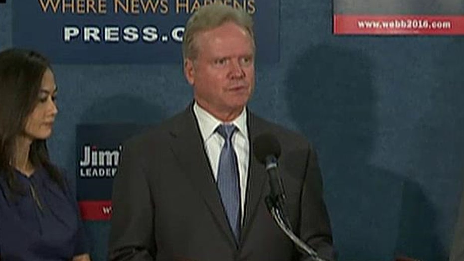 Jim Webb drops out of Democratic race for the White House